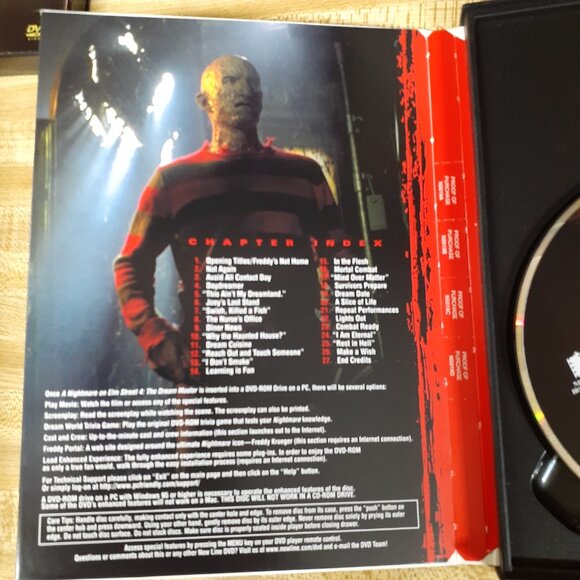 A Nightmare on Elm Street  4: Dream Master  1988 DVD Horror Slasher Wes Craven - Picture 4 of 5